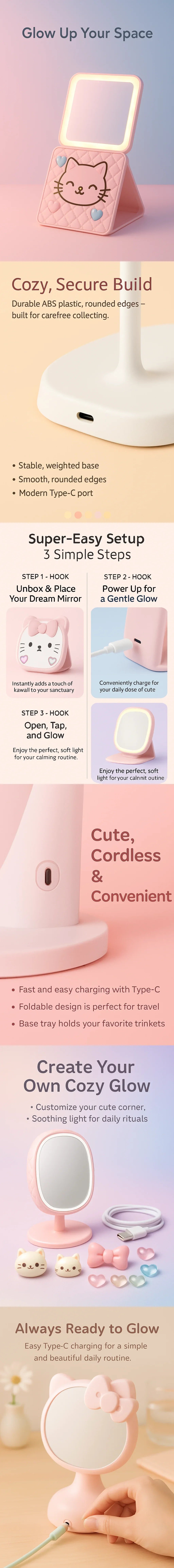 Banner for Dreamy Kitty Vanity Mirror
