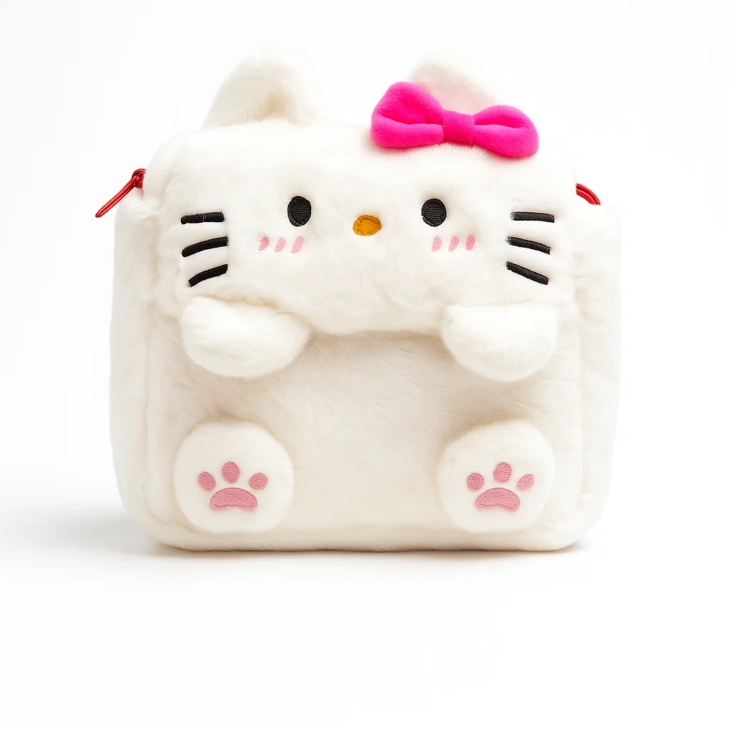 Dreamy Kitty Plushie Bag