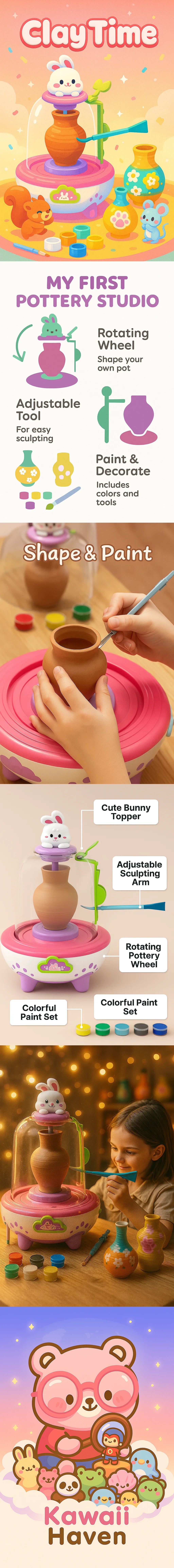 Dreamy Bunny Pottery Studio