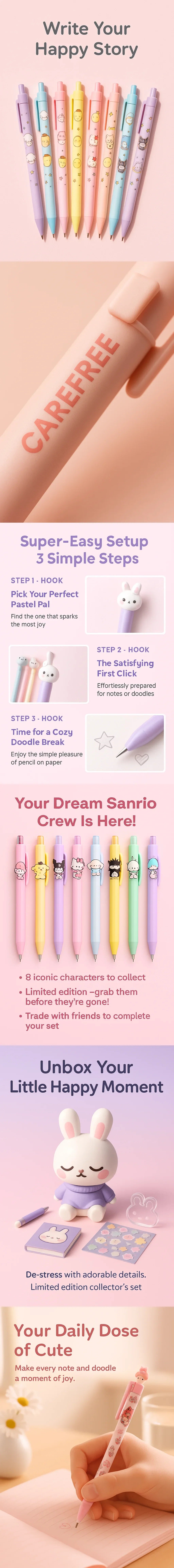Banner for Dreamy Sanrio Shaker Pencils