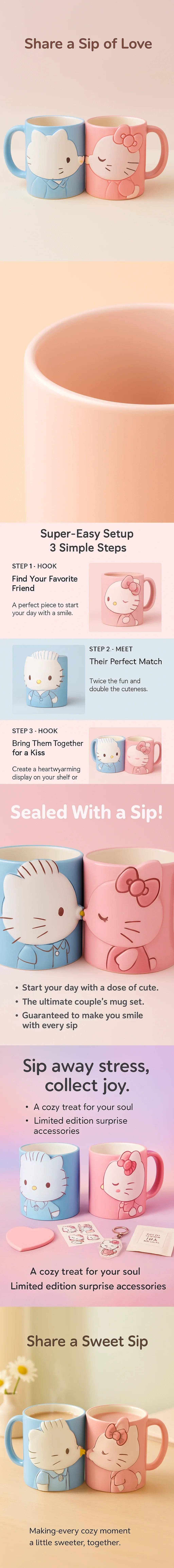 Banner for Hello Kitty Kissing Mugs