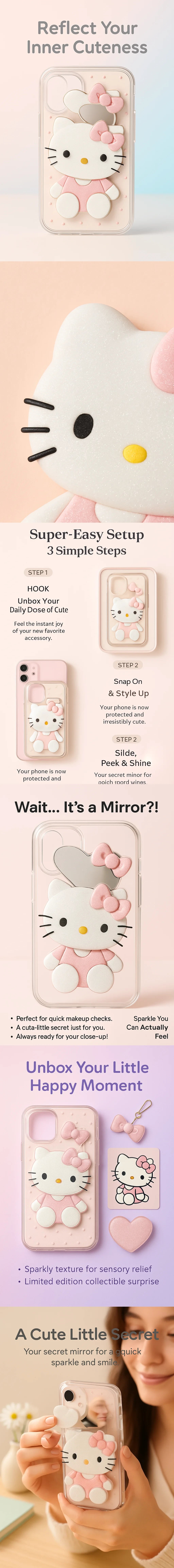 Banner for Kitty Glitter Mirror Case