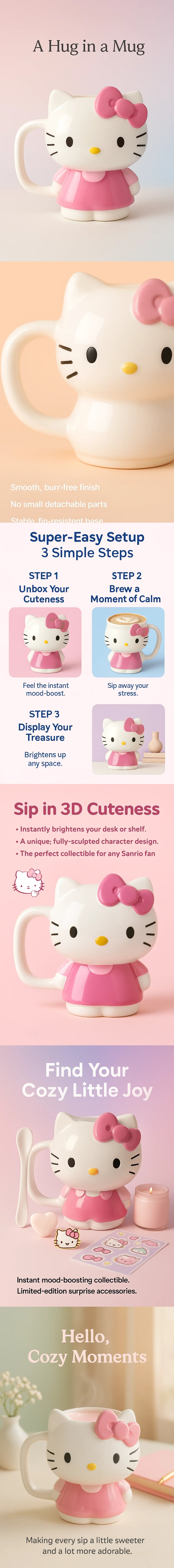 Banner for Cute Kitty Cuddle Mug