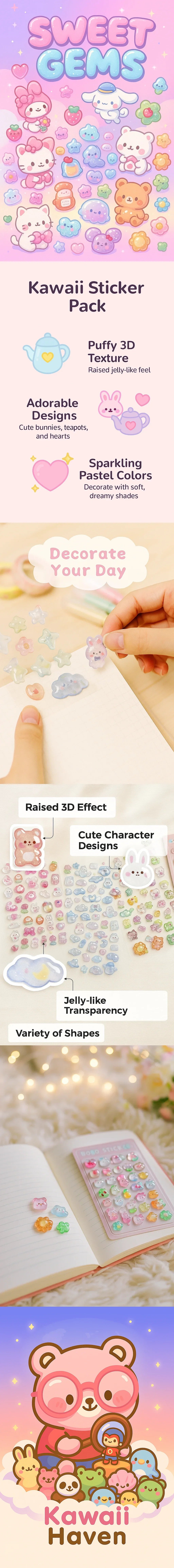 Banner for Dreamy Crystal Stickers