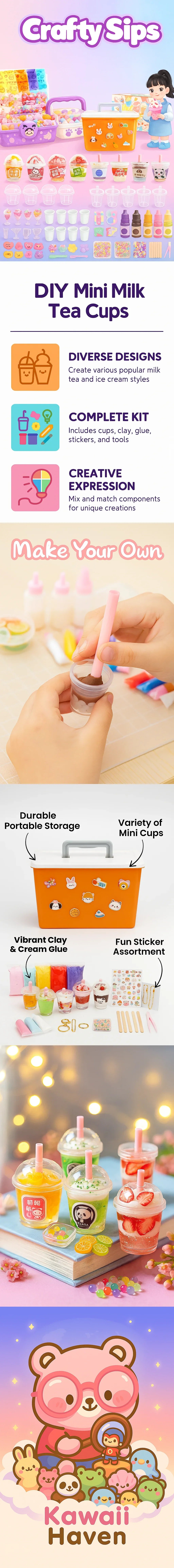 Banner for Kawaii Mini Boba Crafts