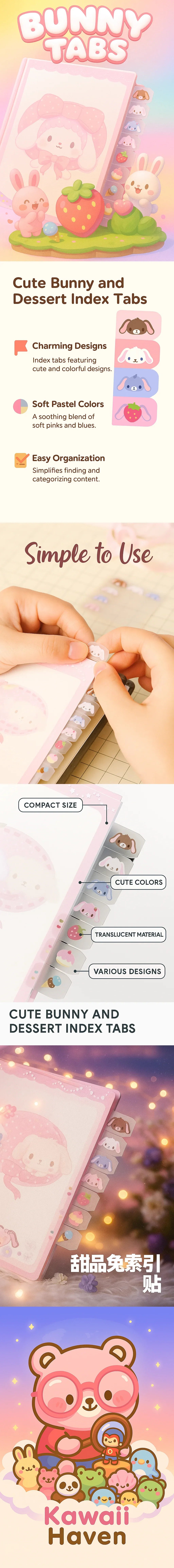 Banner for Sweet Bunny Index Tabs