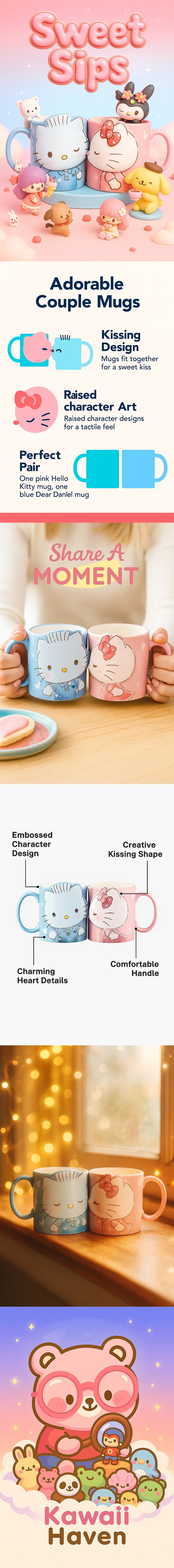 Banner for Hello Kitty Kissing Mugs