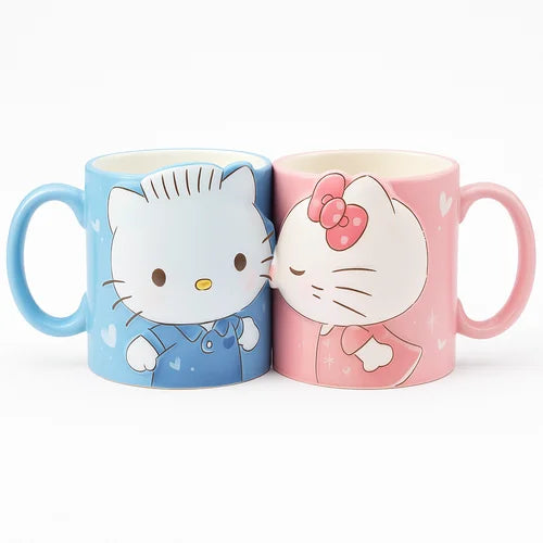 Hello Kitty Kissing Mugs