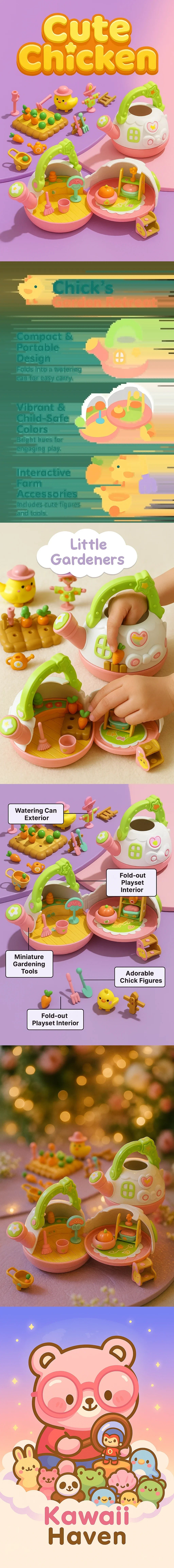 Banner for Cute Chick Garden Playset