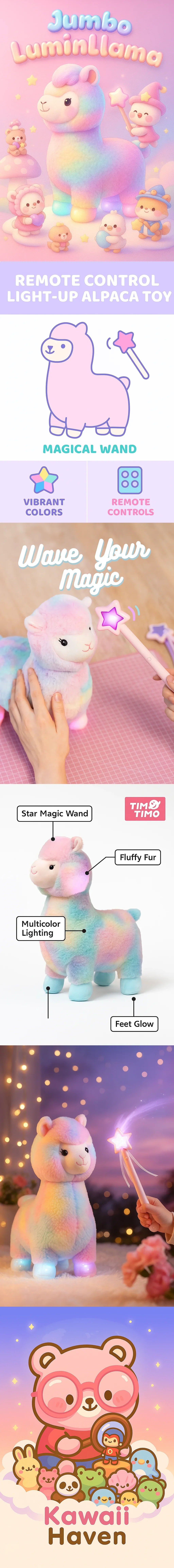 Banner for Dreamy Rainbow Llama