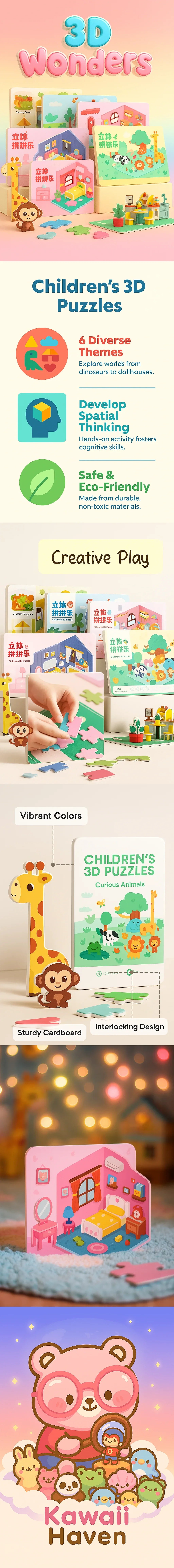 Banner for Tiny World 3D Puzzle Fun