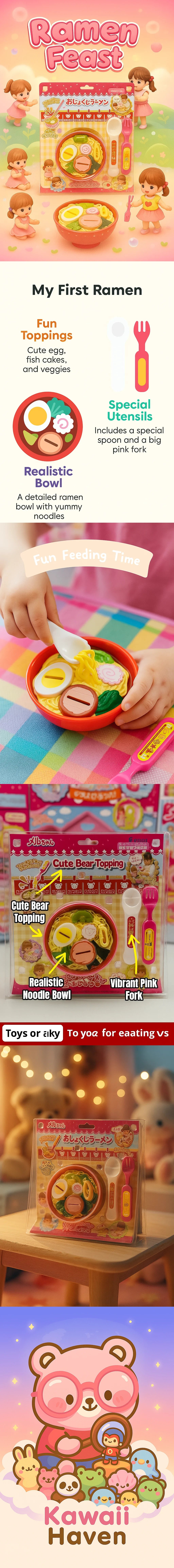 Kawaii Noodle Play Set