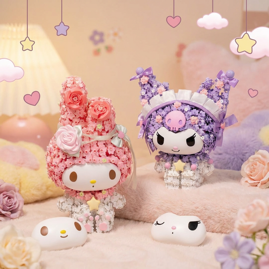 Moonlight Society Sanrio Kuromi & My Melody Building Blocks