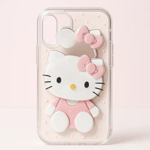 Kitty Glitter Mirror Case