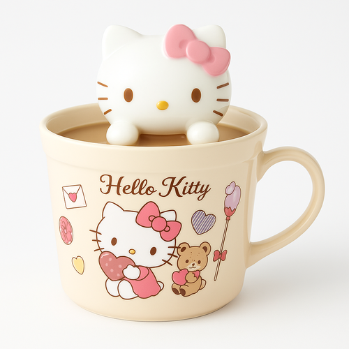 Peekaboo Kitty Mug