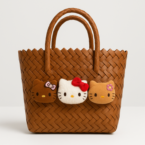 Kawaii Kitty Picnic Tote