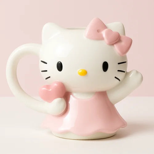 Angelic Kitty Heart Mug