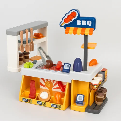 Cute Mini BBQ Play Kitchen